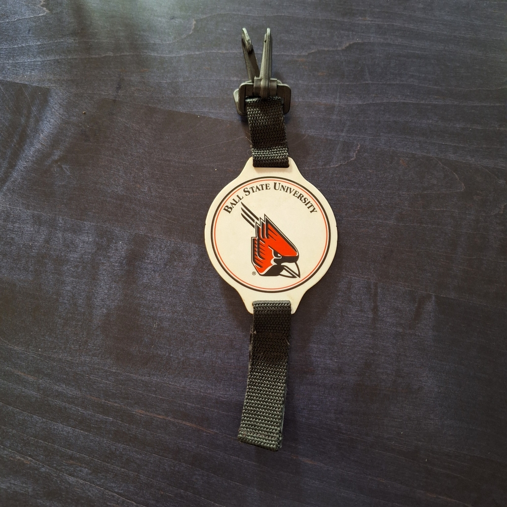 Bag Tag Ball State University Logo